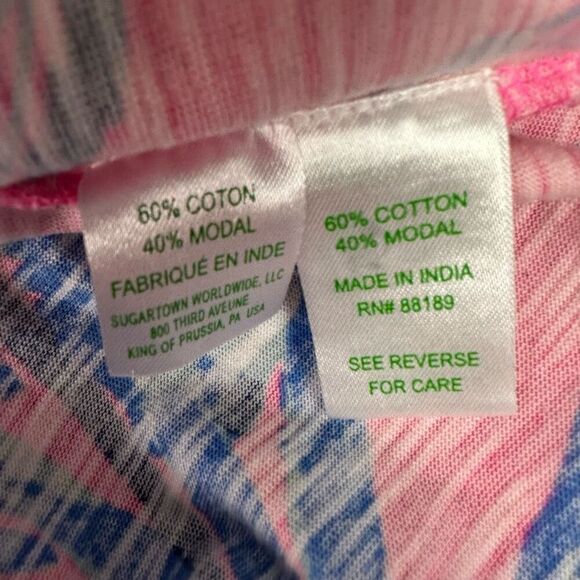 Lilly Pulitzer XXS Surfcrest Swing Dress Tiki Pink Out on a Limb - Picture 7 of 8